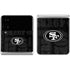 NFL San Franciso 49ers Black & White Galaxy Z Flip4 5G Skin